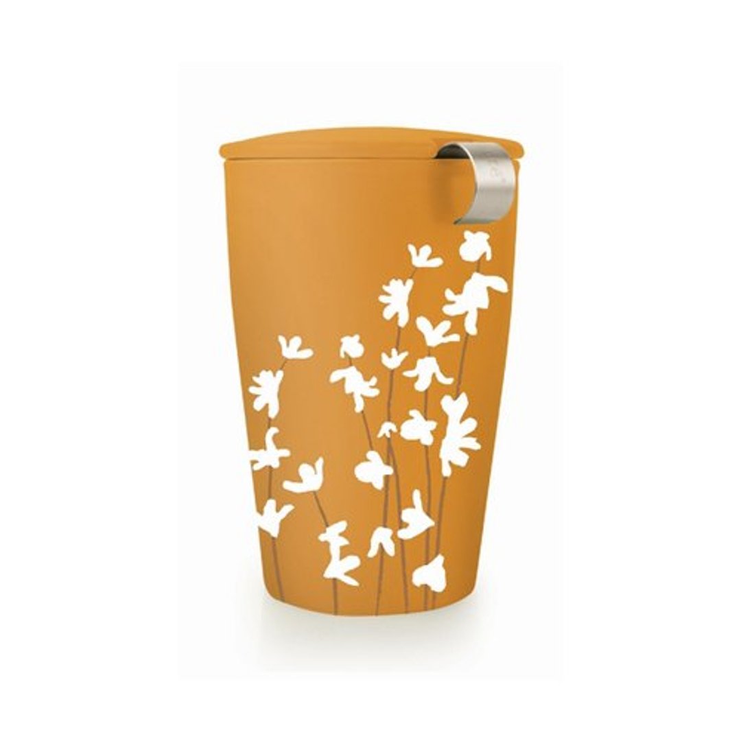 Tea Forte 卡缇茗茶杯 - 星兰 Star Magnolia - 茶具/茶杯 - 瓷 橘色