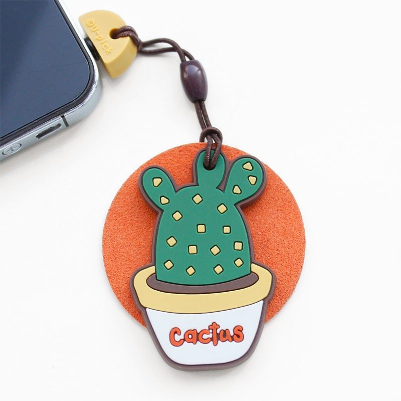 U-PICK原品生活 多肉植物屏擦防尘塞 仙人掌/熊童子/虹之玉 - 手机座/防尘塞 - 塑料 