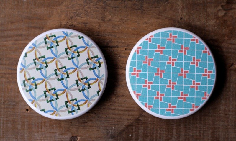 复古瓷砖小镜 ◘ 蓝绿马赛克 - 其他 - 玻璃 蓝色