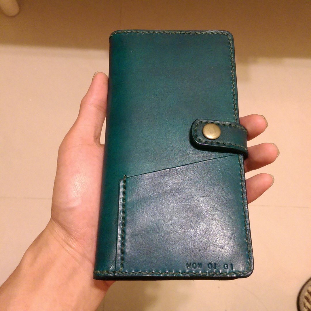 定制化手机套for i phone 6 plus，免费刻字，绣字 - 手机壳/手机套 - 真皮 多色