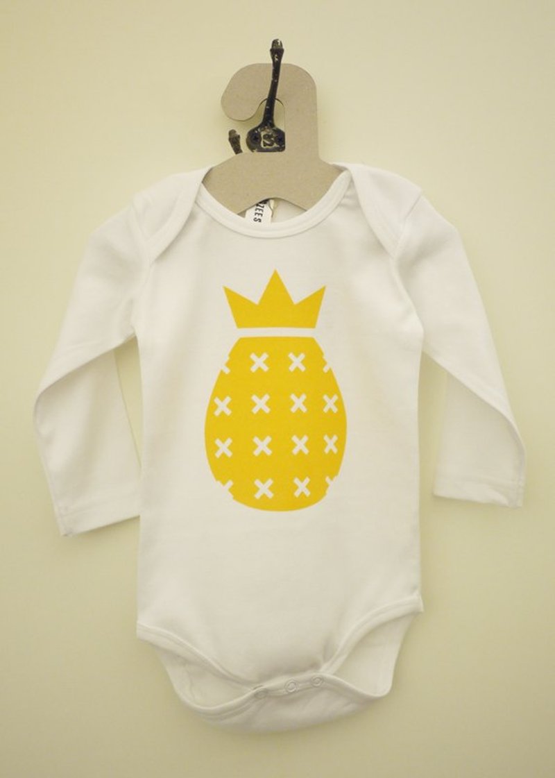 有机包屁衣-凤梨（长袖） - 其他 - 棉．麻 