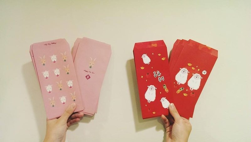 2015红包超值组合 附赠品 12入 - 红包/春联 - 纸 红色