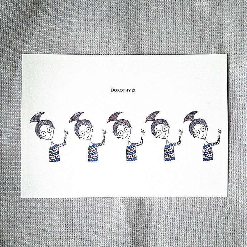 千头万绪明信片-B010 - 卡片/明信片 - 纸 多色