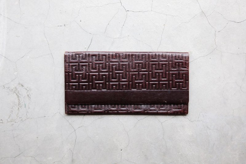 A ROOM MODEL - VINTAGE，HICKO长夹 wallet - 皮夹/钱包 - 真皮 咖啡色