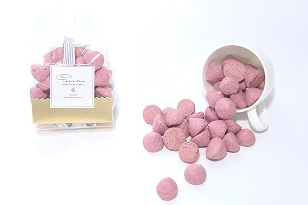 Felicitas Pâtissérie 覆盆子马林糖  Meringue Raspberry(袋装)减糖配方 - 零食/点心 - 新鲜食材 紫色