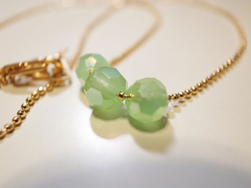 Dora朵拉短炼(嫩芽绿) - 项链 - 其他材质 绿色