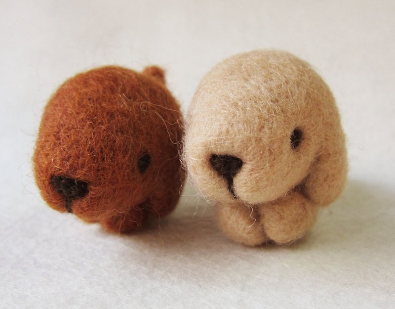 大亨堡腊肠狗 可以订做项链 钥匙圈 功能择一 - 吊饰 - 羊毛 咖啡色