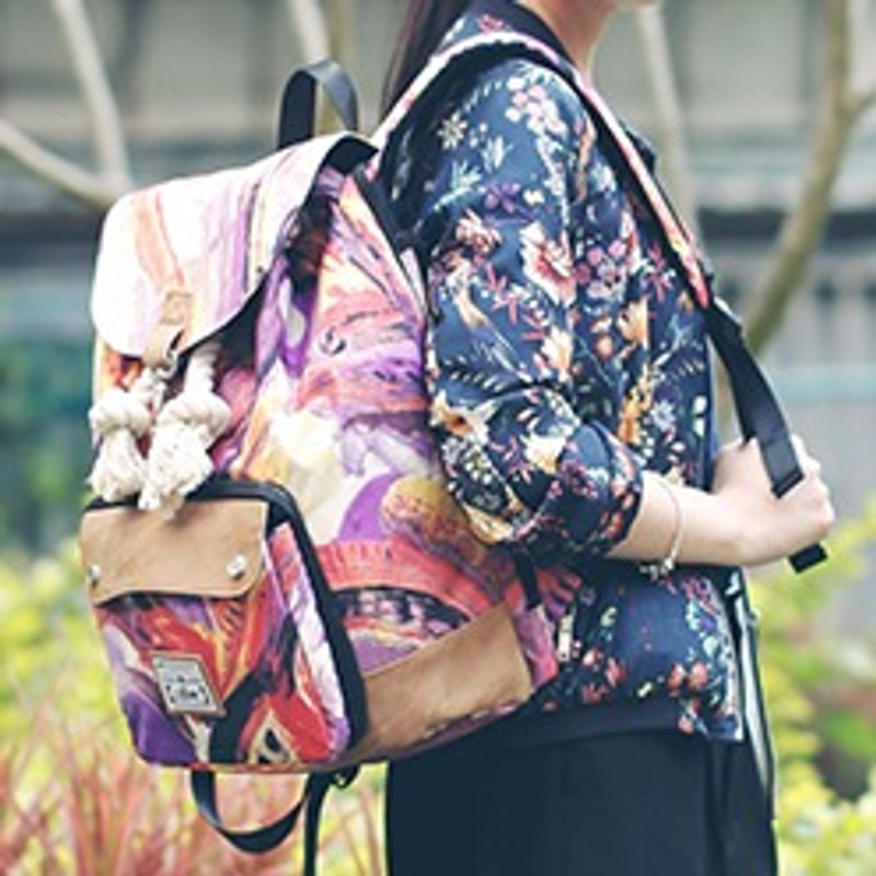 RITE双生包║拳击包 x 探索包(L) - 油画黄║ - 侧背包/斜挎包 - 防水材质 多色