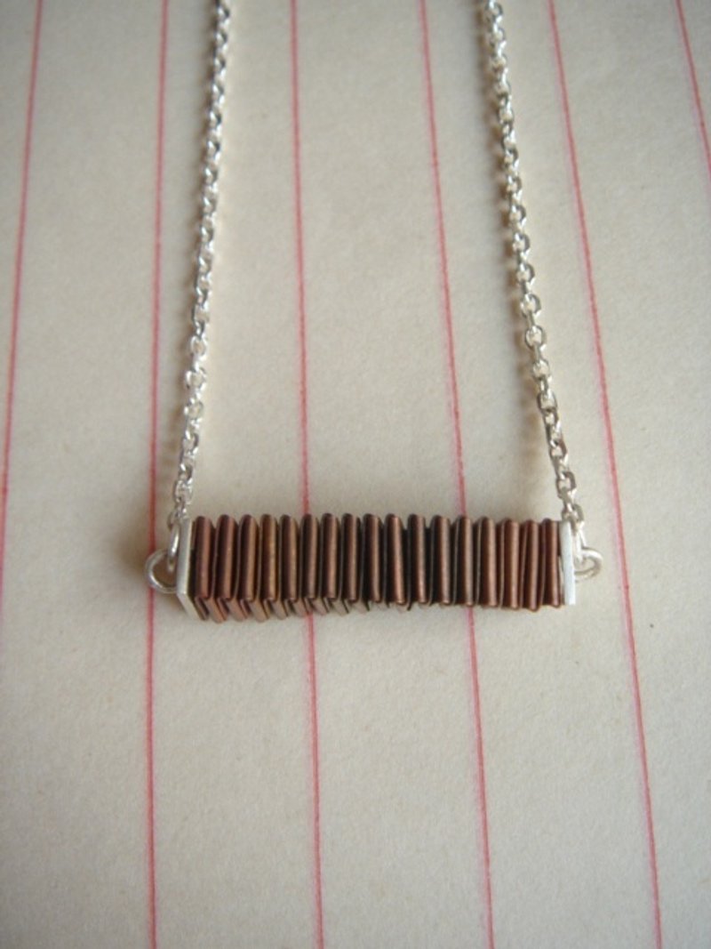 摺叠FU-n04 - 项链 - 其他金属 咖啡色