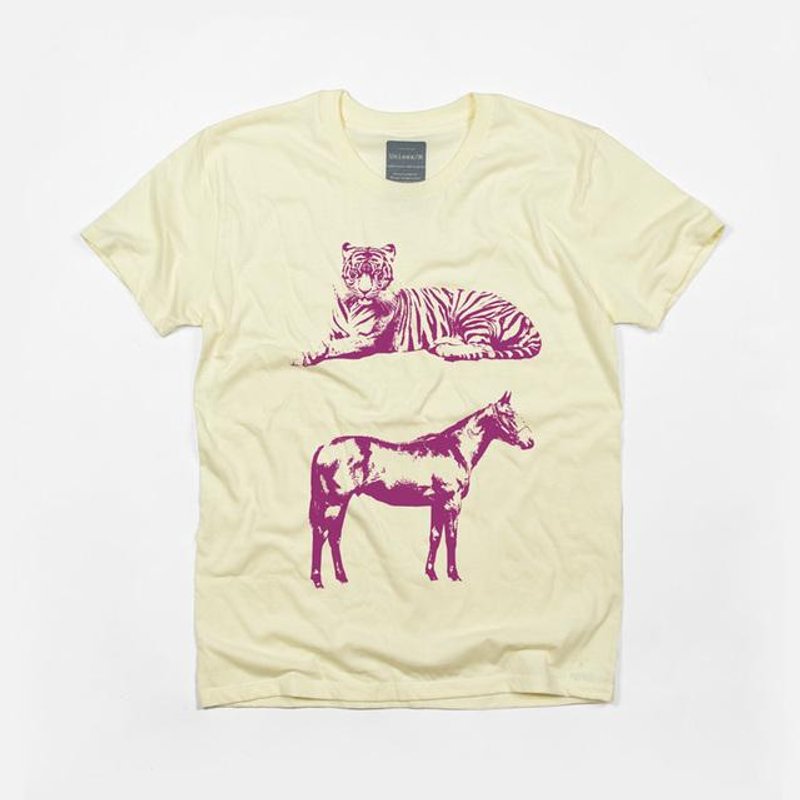 トラウマ　おもしろデザインTシャツ　ユニセックスXS〜XLサイズ　Tcollector - 女装 T 恤 - 棉．麻 黄色