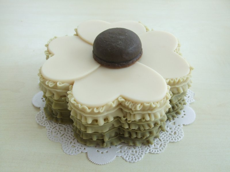 爱心幸运草蛋糕皂 - 肥皂/手工皂 - 植物．花 绿色