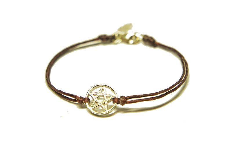 IF+｜摘星：纯银大卫之星小手配饰手环 - 手链/手环 - 其他金属 多色