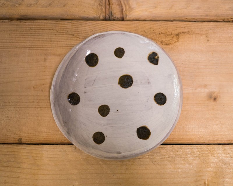 普普点点小圆盘 - 浅碟/小碟子 - 其他材质 白色