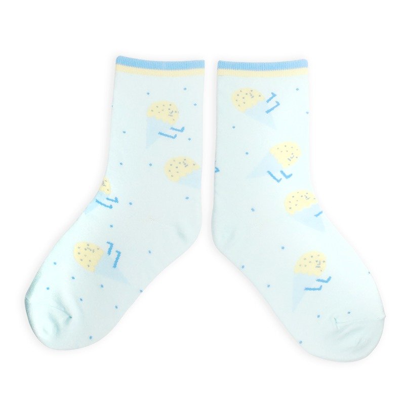 冰淇淋 / 右手超人袜 - 袜子 - 其他材质 蓝色