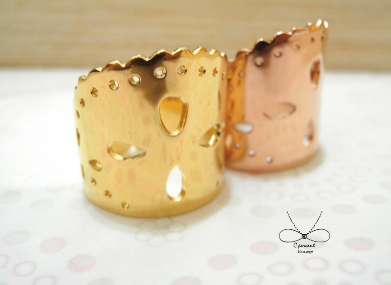 ♥法式蕾丝浪漫风♥----Lace女王 - 戒指 - 其他金属 