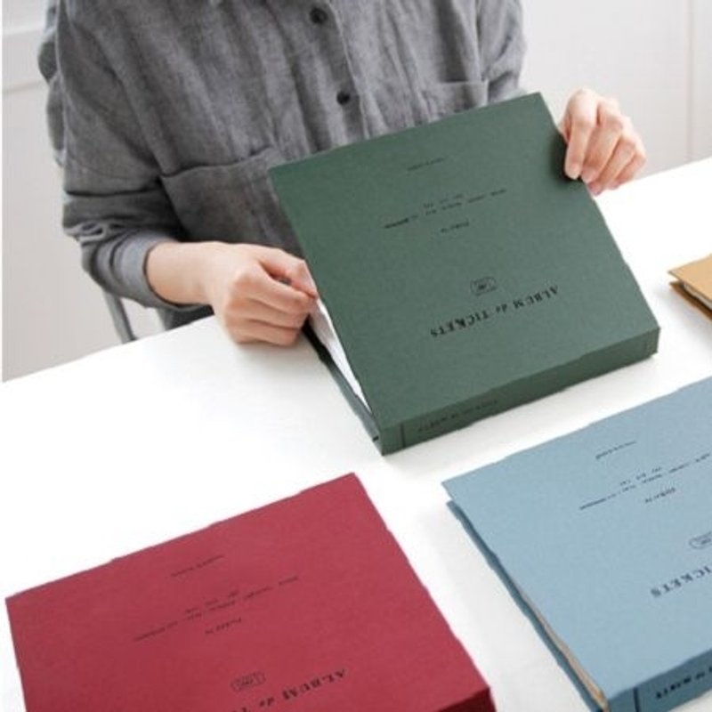 Iconic-美好时光票根记录本V4.1(100入)-森林绿,ICO81388 - 相簿/相册 - 纸 绿色