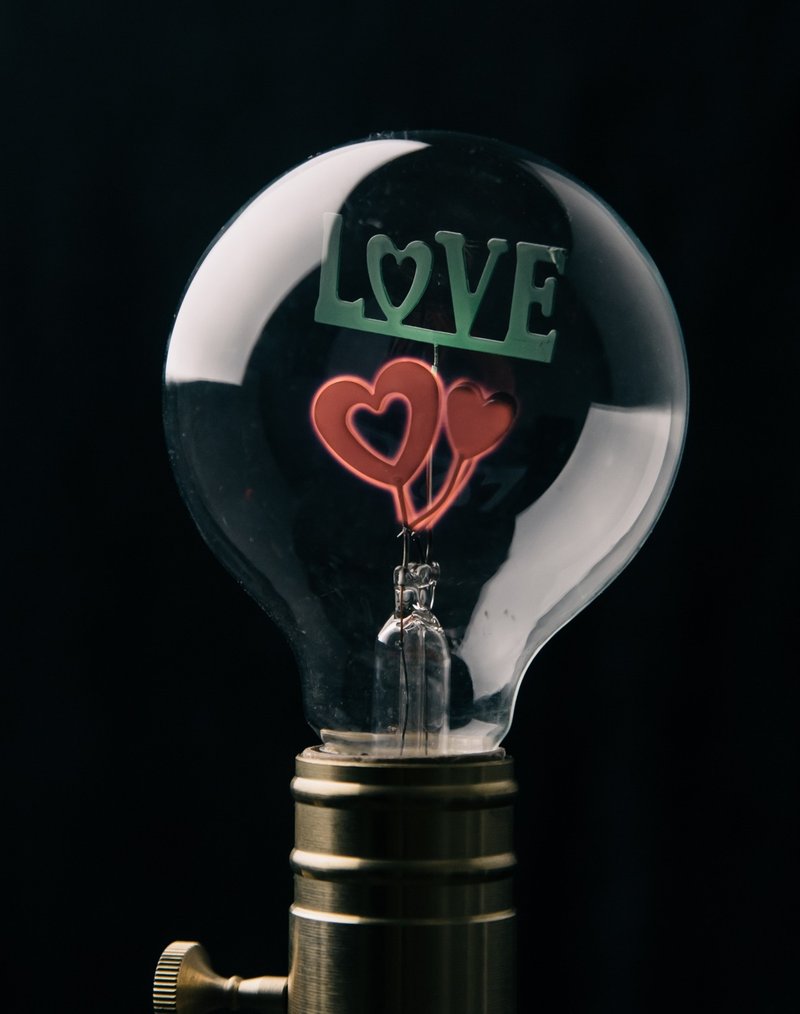 ▍劲空间设计 ▍LOVE 双心款-爱迪生复古钨丝灯泡-220V - 灯具/灯饰 - 玻璃 白色
