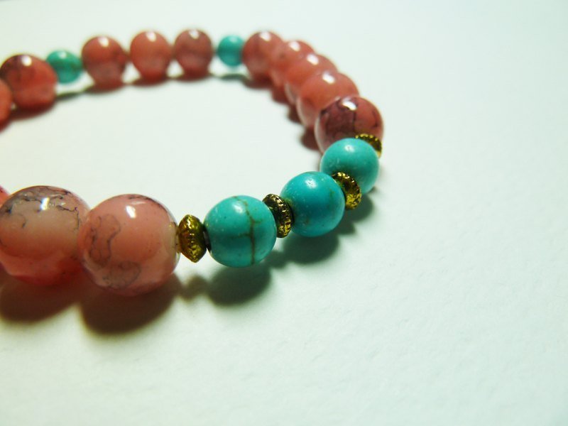 粉 粉 系 / 天然石手环 - 手链/手环 - 其他材质 粉红色