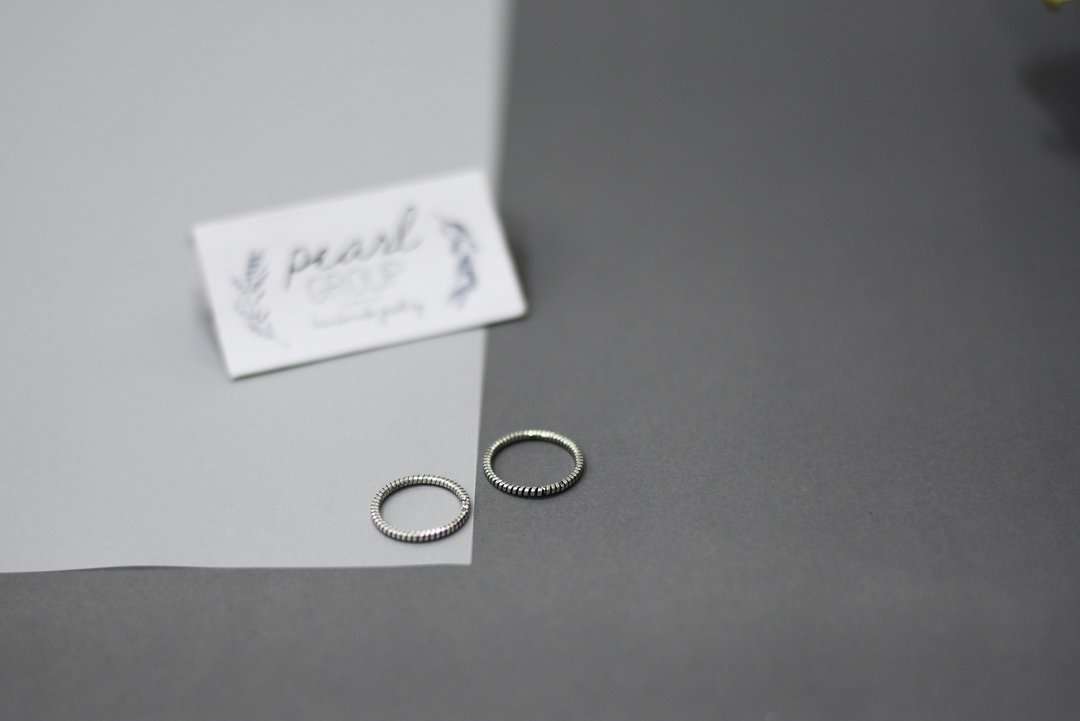 Silver 92.5% Ring Silver - 戒指 - 其他材质 灰色