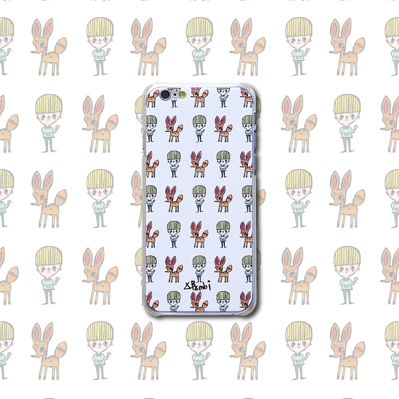 NEW!! ‘微醺斑比’ iPhone6/6plus/5/5S 手机壳 斑子与小鹿 - 手机壳/手机套 - 塑料 白色
