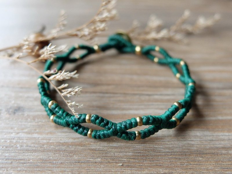 WAVE 蜡线手链 - 手链/手环 - 其他材质 绿色