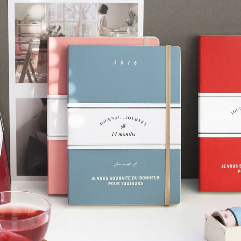 Dessin x Iconic-手帐年历-2016 J-Diary周志(时效)-天蓝,ICO84426 - 笔记本/手帐 - 纸 蓝色