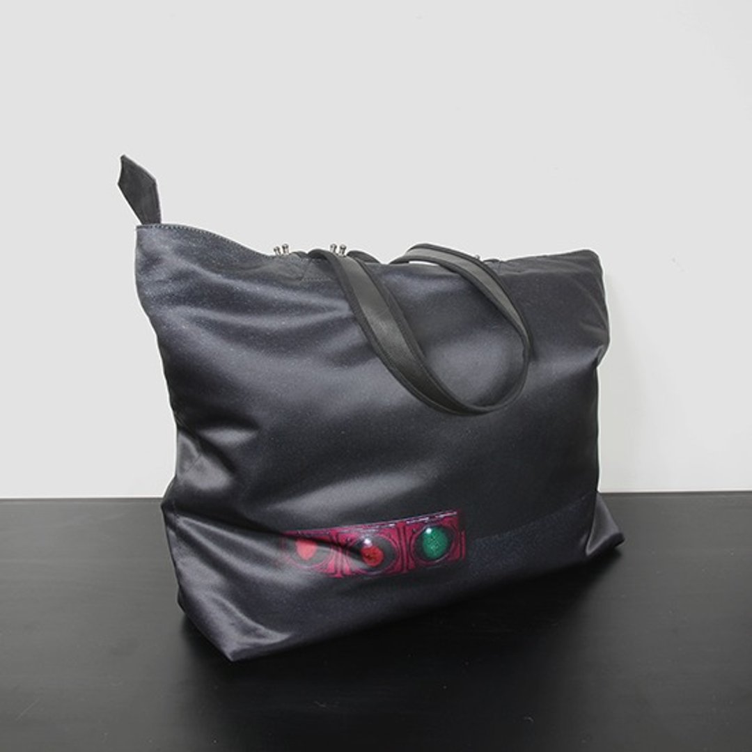 DART ME :: TRAFFIC LIGHT 诡谲红绿灯 PRINTED TOTE 休闲 | 印花 | 手提 | 肩背 | 托特包 - 侧背包/斜挎包 - 其他材质 黑色
