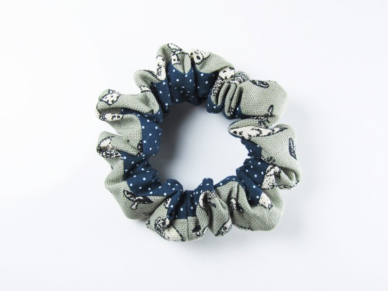 手工小肠圈/发圈/发束 [21-Sleepless Night 不眠夜] - 发饰 - 其他材质 蓝色