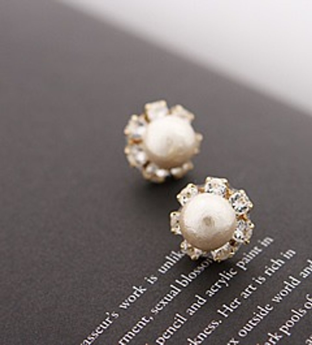 【CARUTINA】Snow White 耳环/CA5042-60p - 耳环/耳夹 - 其他金属 