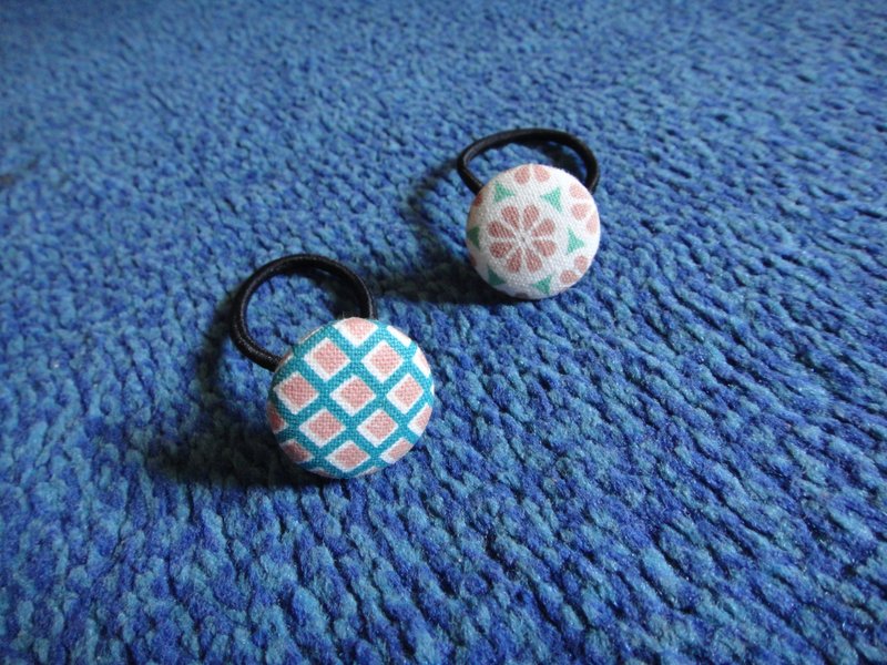 (C) 文艺生活_布制钮扣发圈 C40CIY50 - 发饰 - 其他材质 