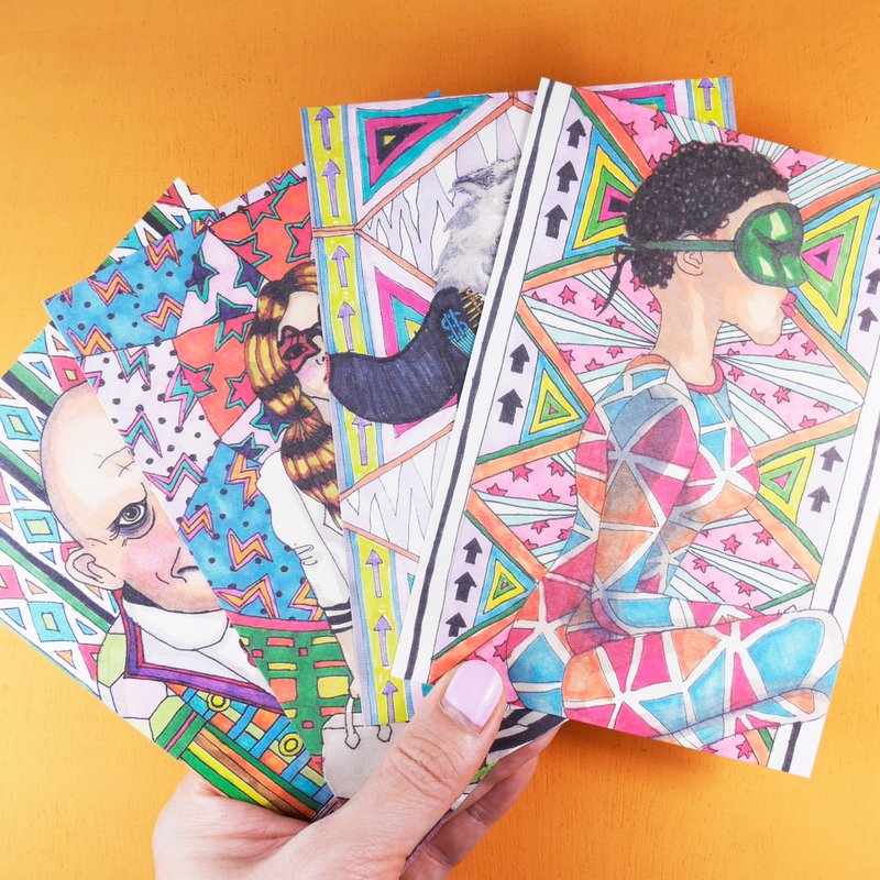 单面明信片 ( 14款 ) - 卡片/明信片 - 纸 多色