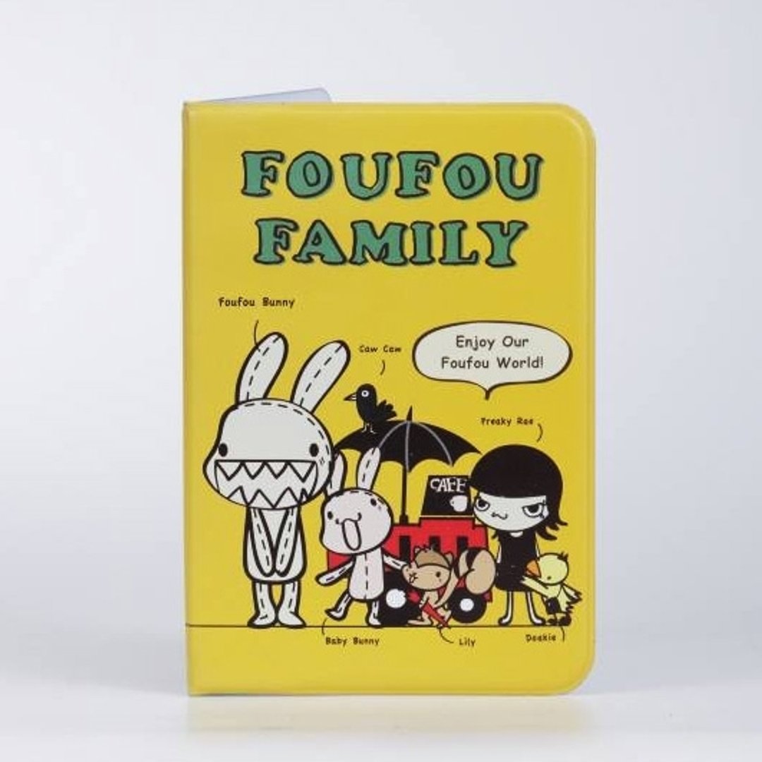 《Foufou》全彩护照套 - Foufou Family - 护照夹/护照套 - 其他材质 黄色