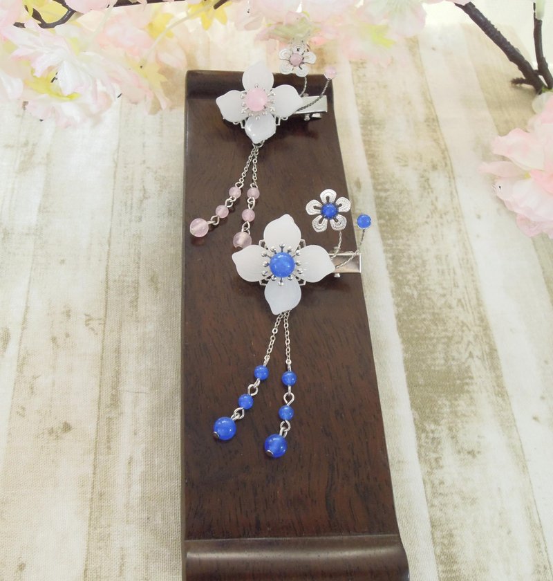 拢云阁－拾花佩  发夹版　古典发饰 - 发饰 - 其他金属 