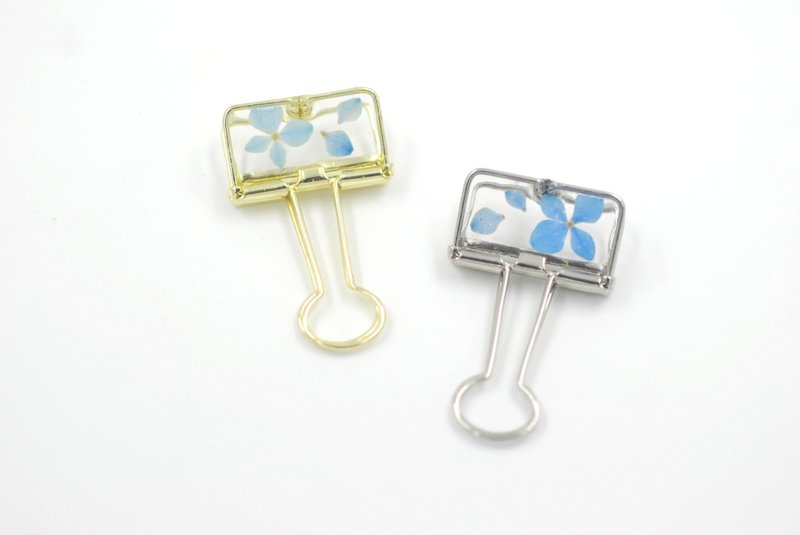 押花文件夹| 实用生活品|psychesholia - 文件夹/资料夹 - 其他金属 蓝色