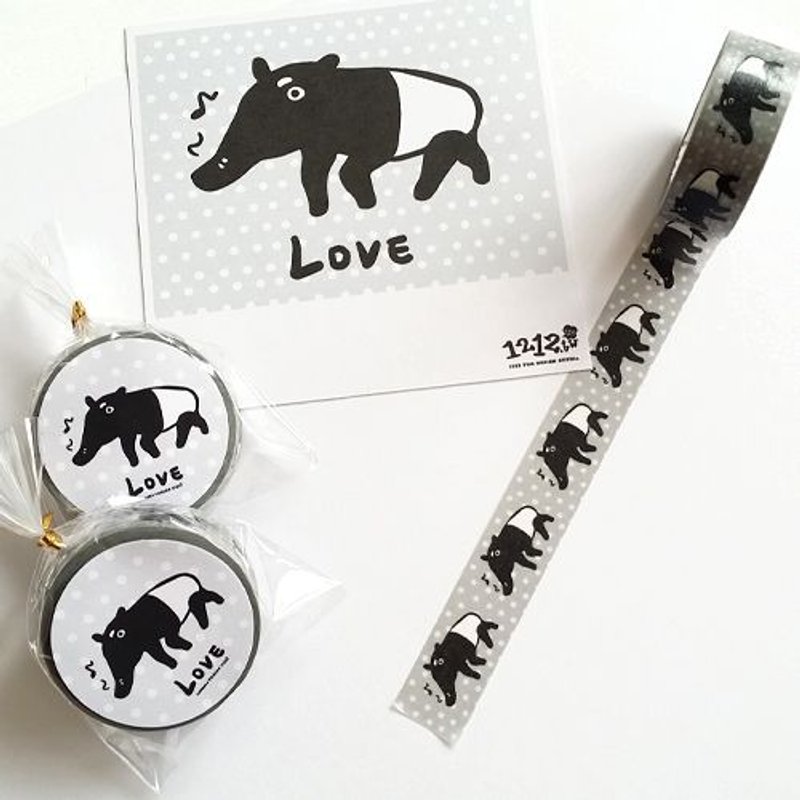 1212玩乐设计 纸胶带- 马来膜 - 纸胶带 - 纸 黑色