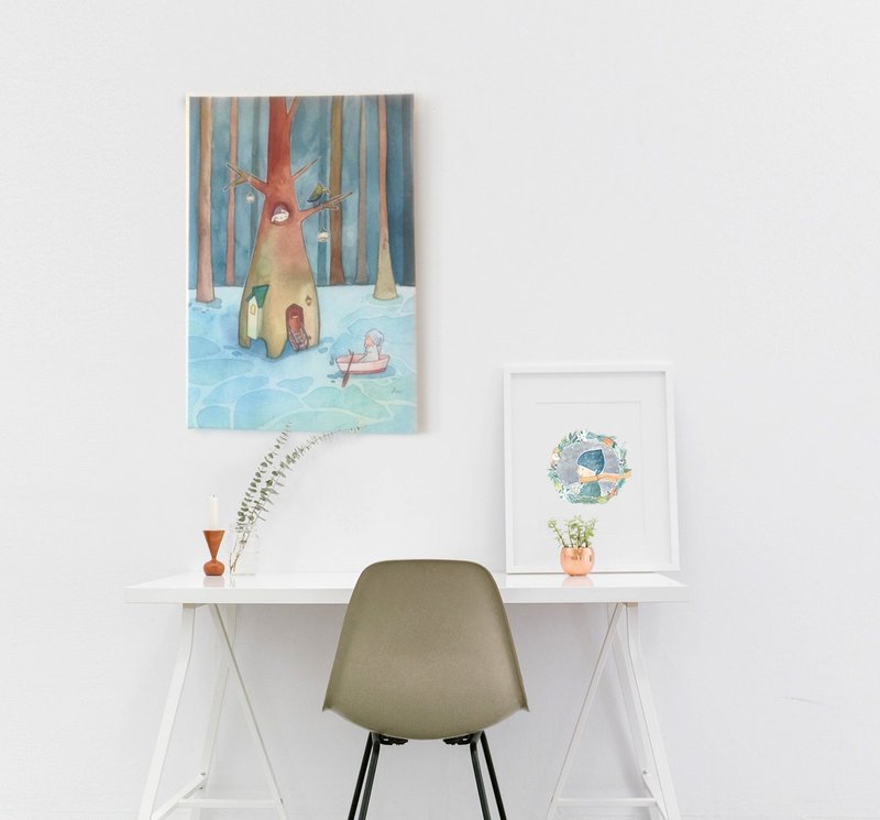 微光森林-无框画 - 画框/相框 - 其他材质 