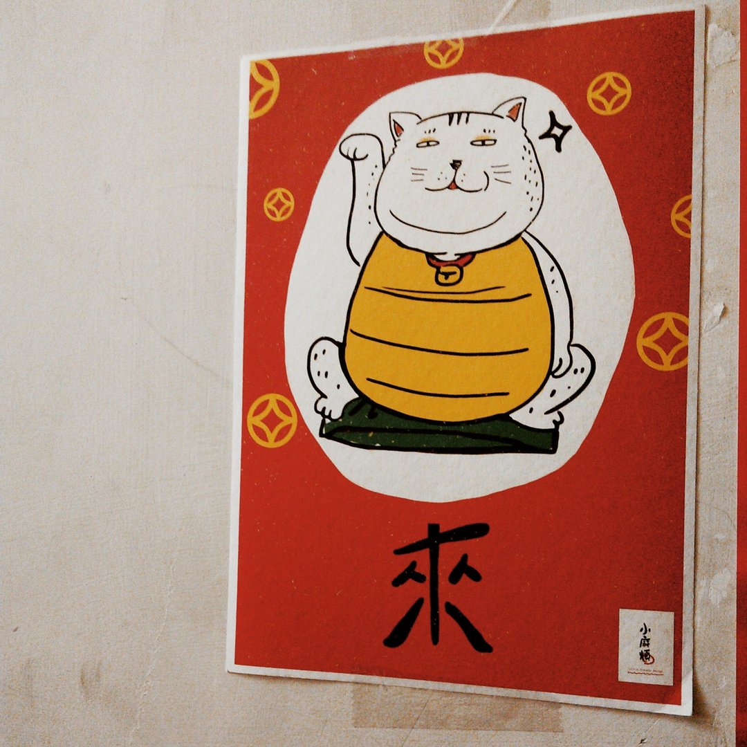 肥猫招财 - 刊物/书籍 - 纸 红色