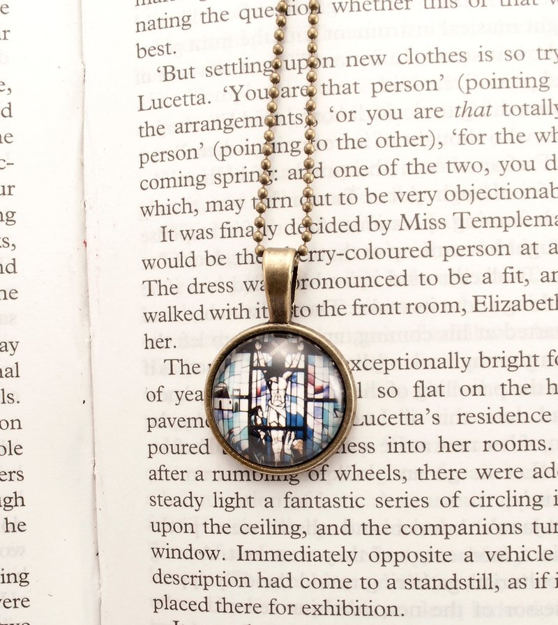 // La Don // 【梦想泡泡长项链-教堂窗花】 - 项链 - 其他金属 金色