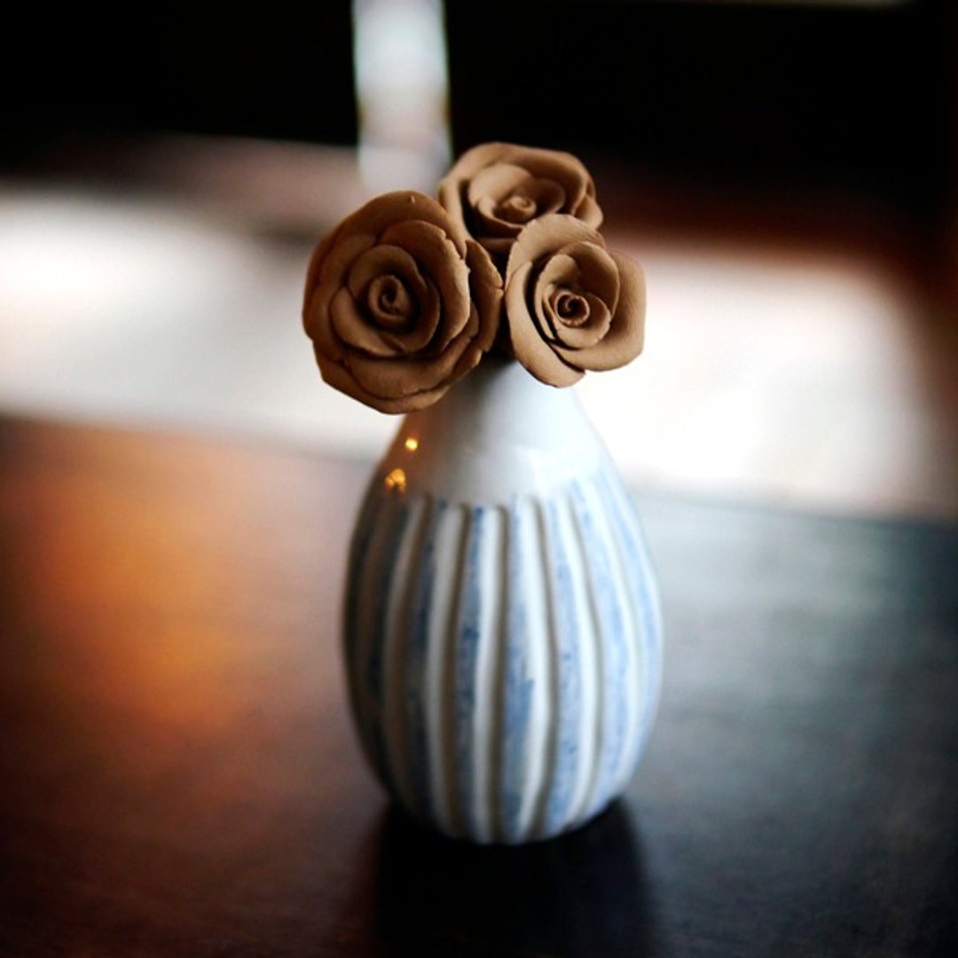 扩香-陶器-玫瑰陶罐/Rose Vase-手舞作 - 花瓶/陶器 - 其他材质 
