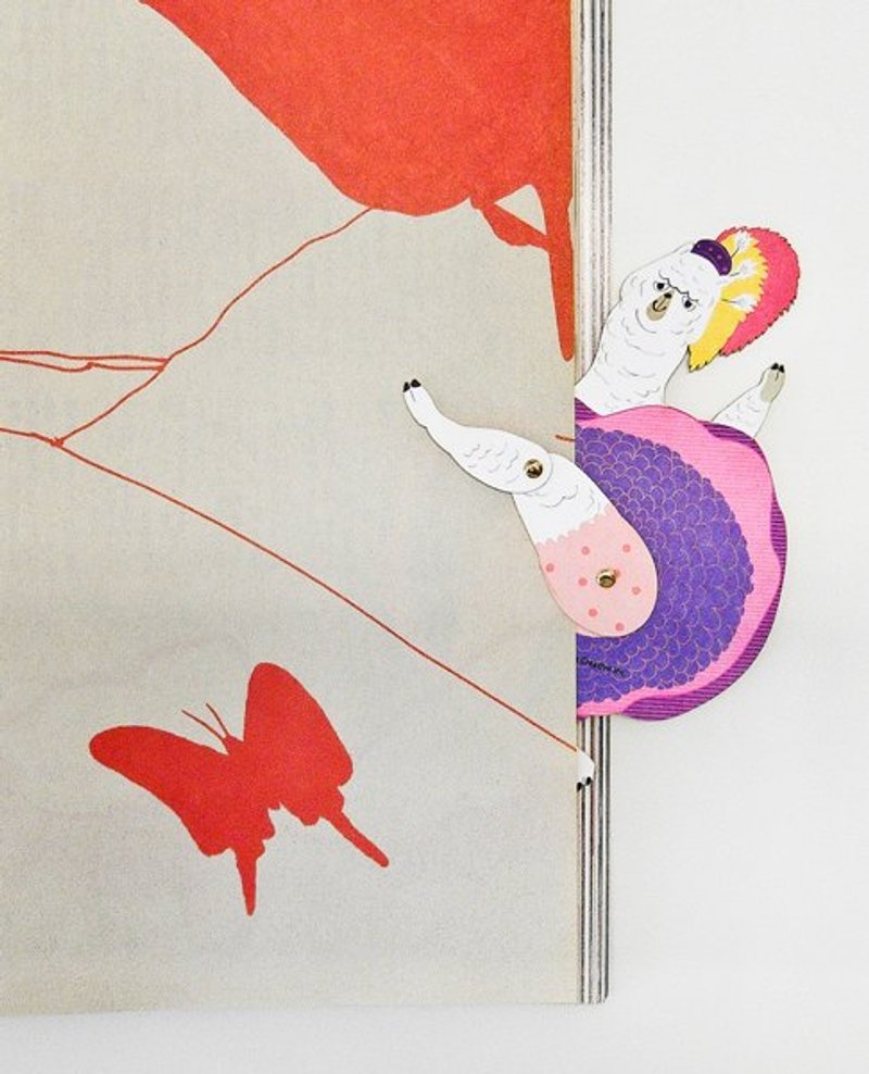 【情人的热情】跳康康舞的草泥马。书签 礼物卡片。 - 卡片/明信片 - 纸 粉红色