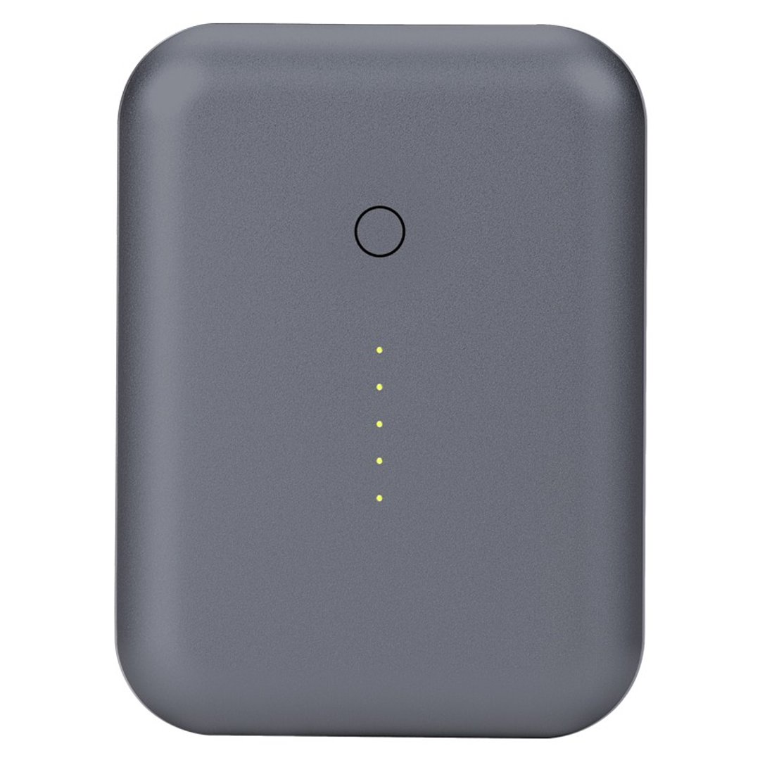 Just Mobile  Gum++ 高效能6000 mAh铝质行动电源-灰 PP-268AGY - 充电宝/传输线 - 其他金属 灰色