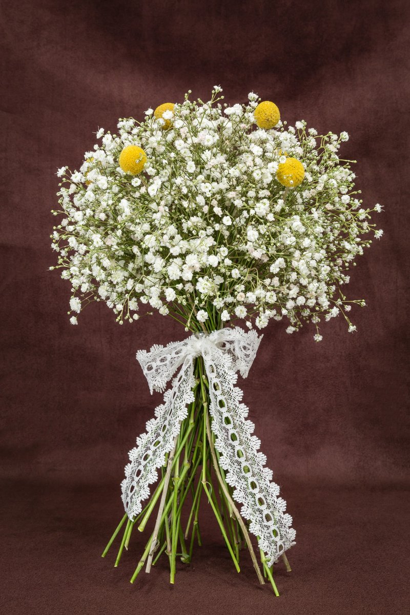 Kinki手作  经典白金色系外拍捧花 新娘捧花 伴娘捧花 花束 - 植栽/盆栽 - 植物．花 