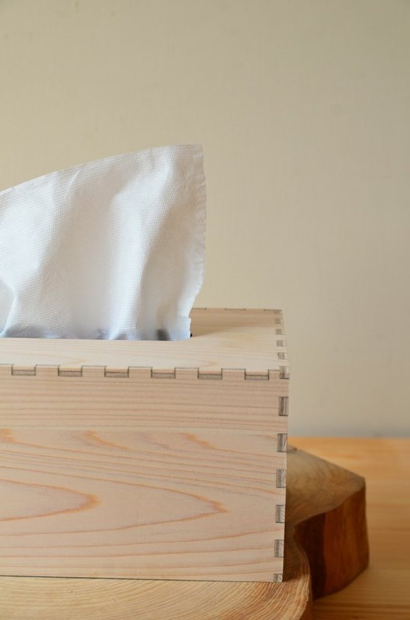 【一郎木创馆-】拼图面纸盒 - 摆饰 - 木头 金色