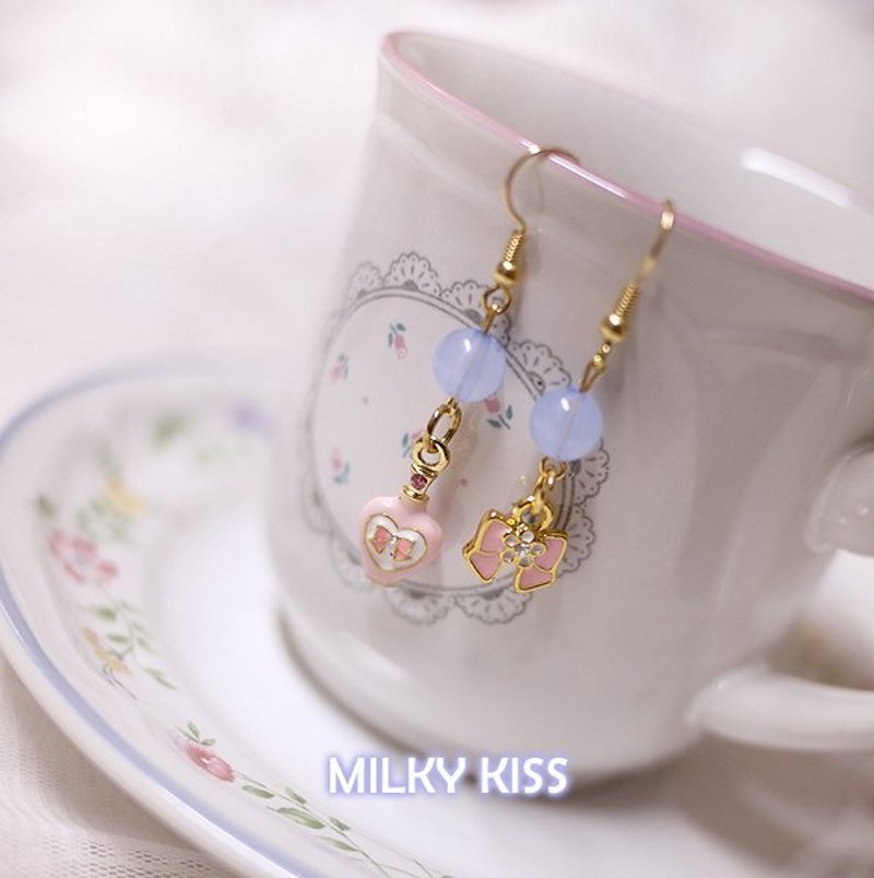 【milky kiss】 手作 饰物 香水小耳环 - 耳环/耳夹 - 其他材质 