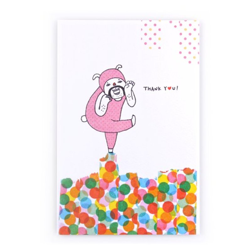 感谢你唷~ / 明信片 - 卡片/明信片 - 纸 白色