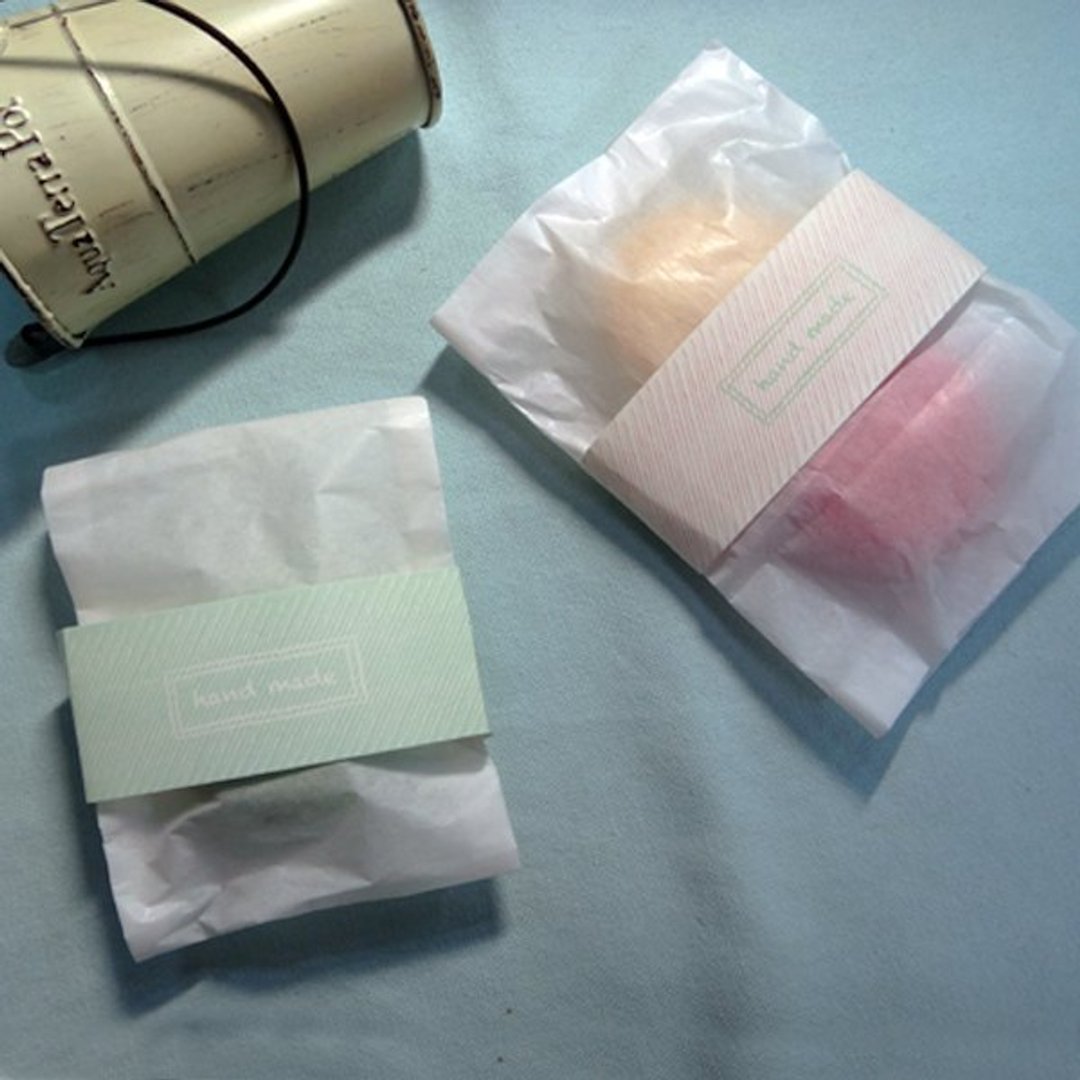 礼品装饰带-斜线绿-小 - 包装材料 - 纸 绿色