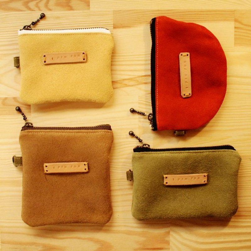 老板爽麂皮布零钱包 - 零钱包 - 其他材质 多色