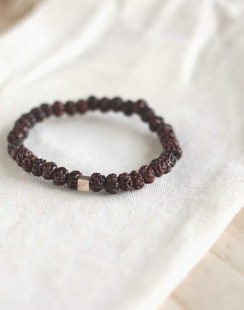 ‘天意菩提’手环—顺应天意、顿生智慧 - 手链/手环 - 植物．花 咖啡色