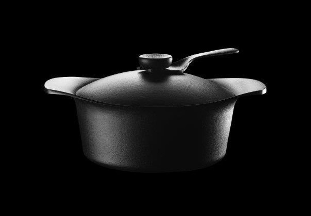 柳宗理 南部铁器 22cm 双耳深锅 - 厨房用具 - 其他金属 黑色
