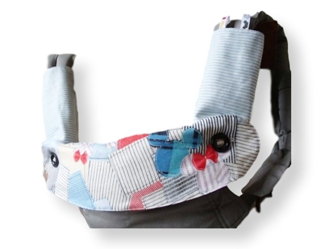 Ergo 360 BIB,DROOL PADS,Teething Bib,嬰兒背帶口水巾,Baby Carrier Accessory,Ergo Cover,Sucking Pads,Waterproof,Cotton,Muslin,Disney,Mickey,Minnie Mouse,Patchwork - 其他 - 其他材质 蓝色